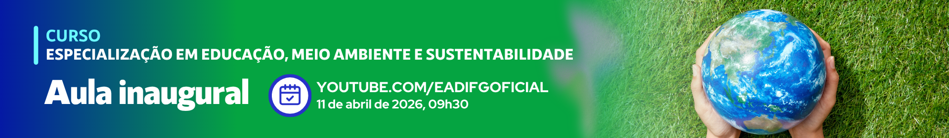 Banner da aula inaugural do curso de Bebidas